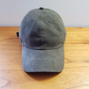 MNML Green Suede Adjustable Hat